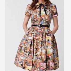 Bernie Dexter Darlene Cats Dress-NWOT